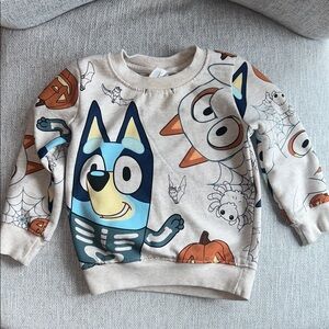 Bluey Toddler Halloween Sweatshirt - Multicolor